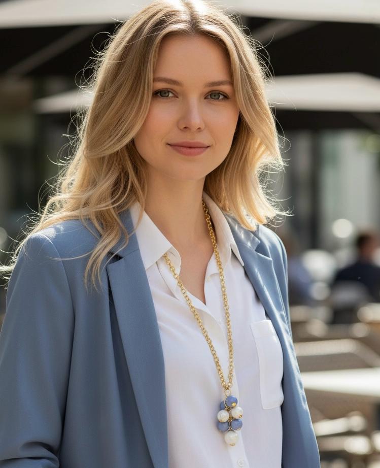 Collana con Grappolo di Ceramica