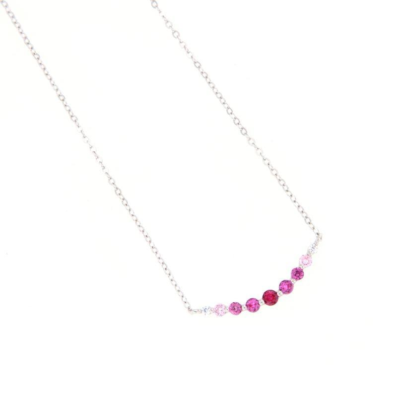 Collana in Argento 925 e zirconi colorati