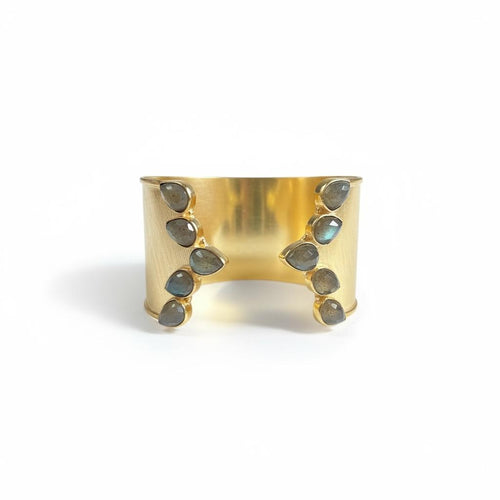 Bracciale Rigido con Pietre Naturali