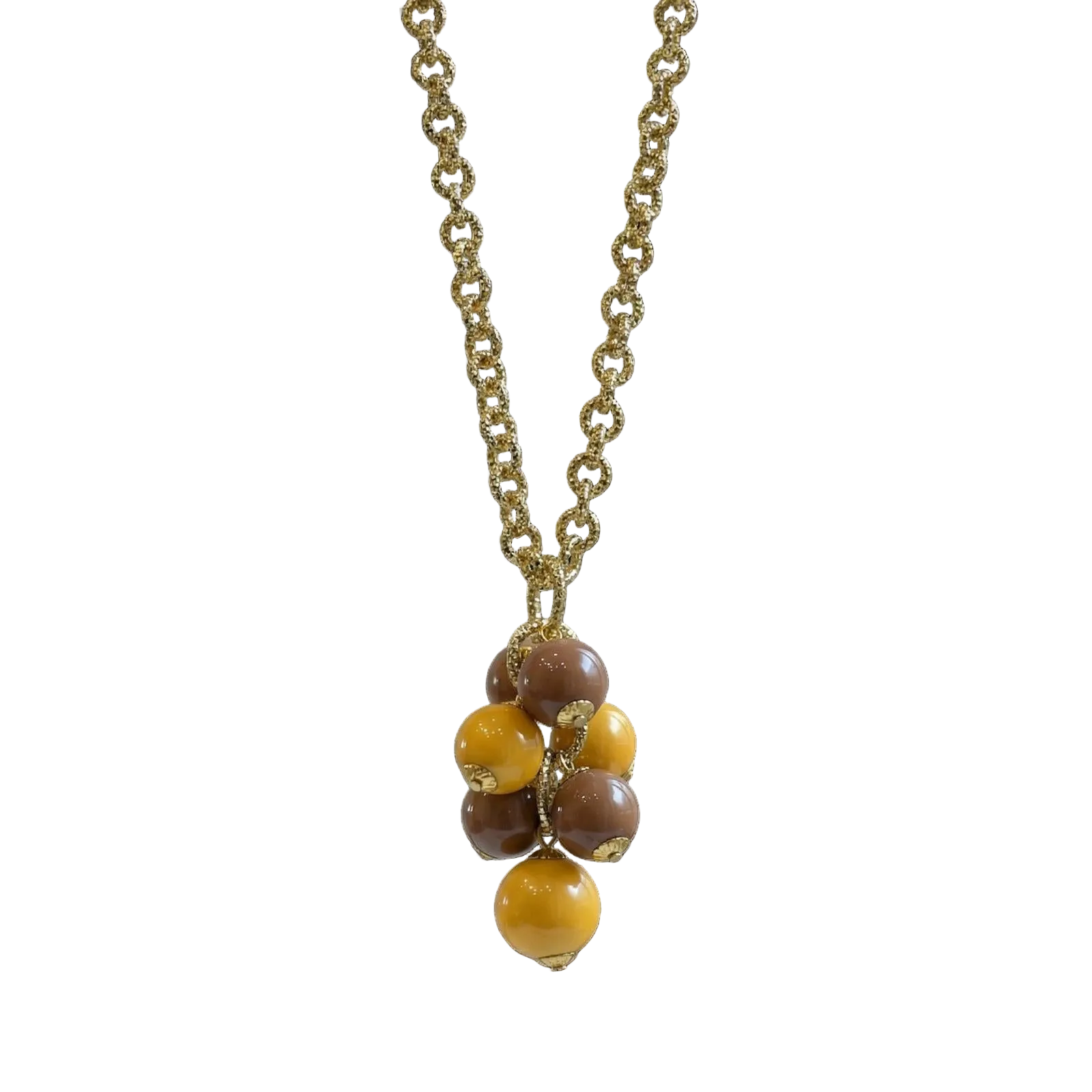 Collana con Grappolo di Ceramica